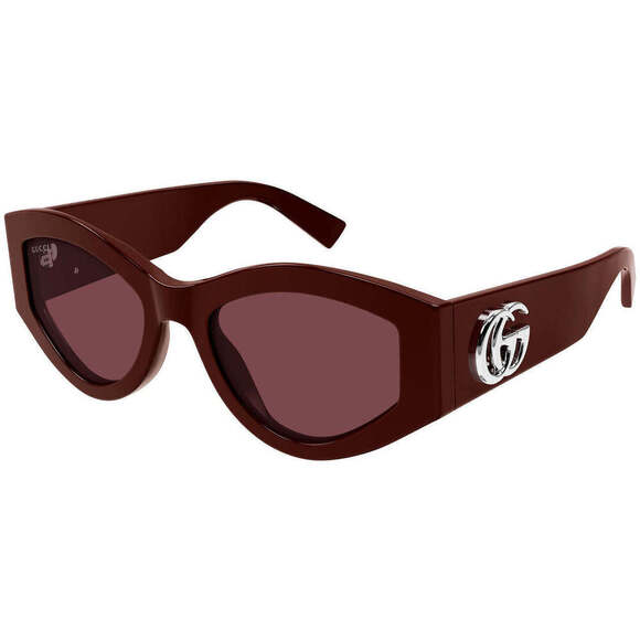 NWT Gucci GG1951S-003 Burgundy Red 53mm Sunglasses